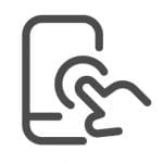 smartfon klik ikonica
