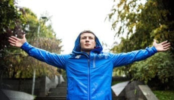 Nemanja Majdov, Olympic contestant on the stairs