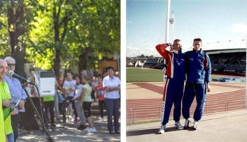 OTP employee as a representative at Olympic Games in Sydney