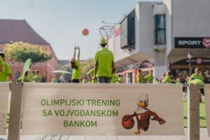 Kosarkaski trening sa Vojvodnjaskom bankom