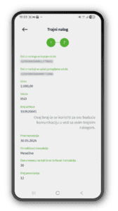 trajni nalog otp m bank aplikacija